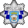 Gwiazda policji z herbem miasta