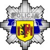 Gwiazda policji z herbem miasta